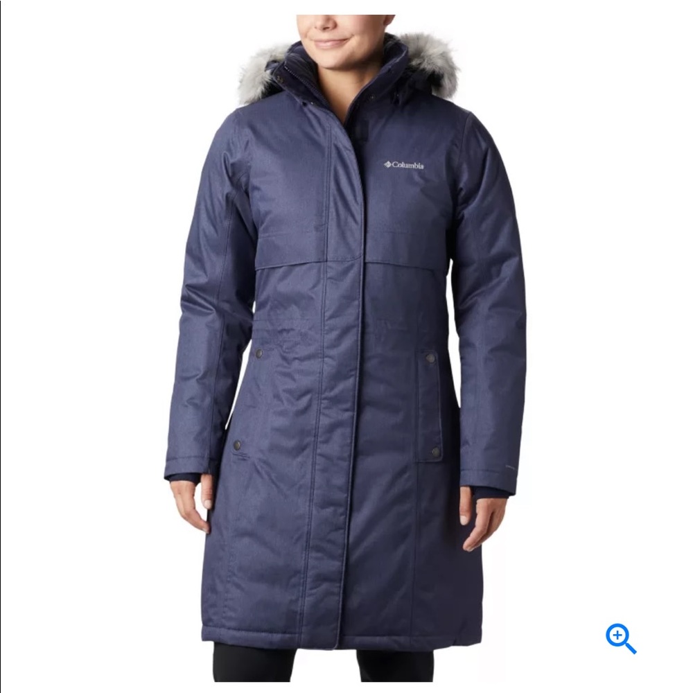 columbia • apres arson ii long down jacket (nocturnal)